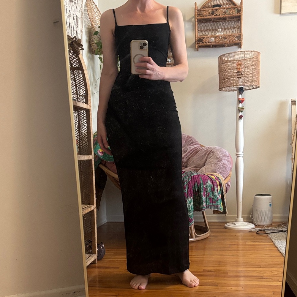 Skims long slip dress
